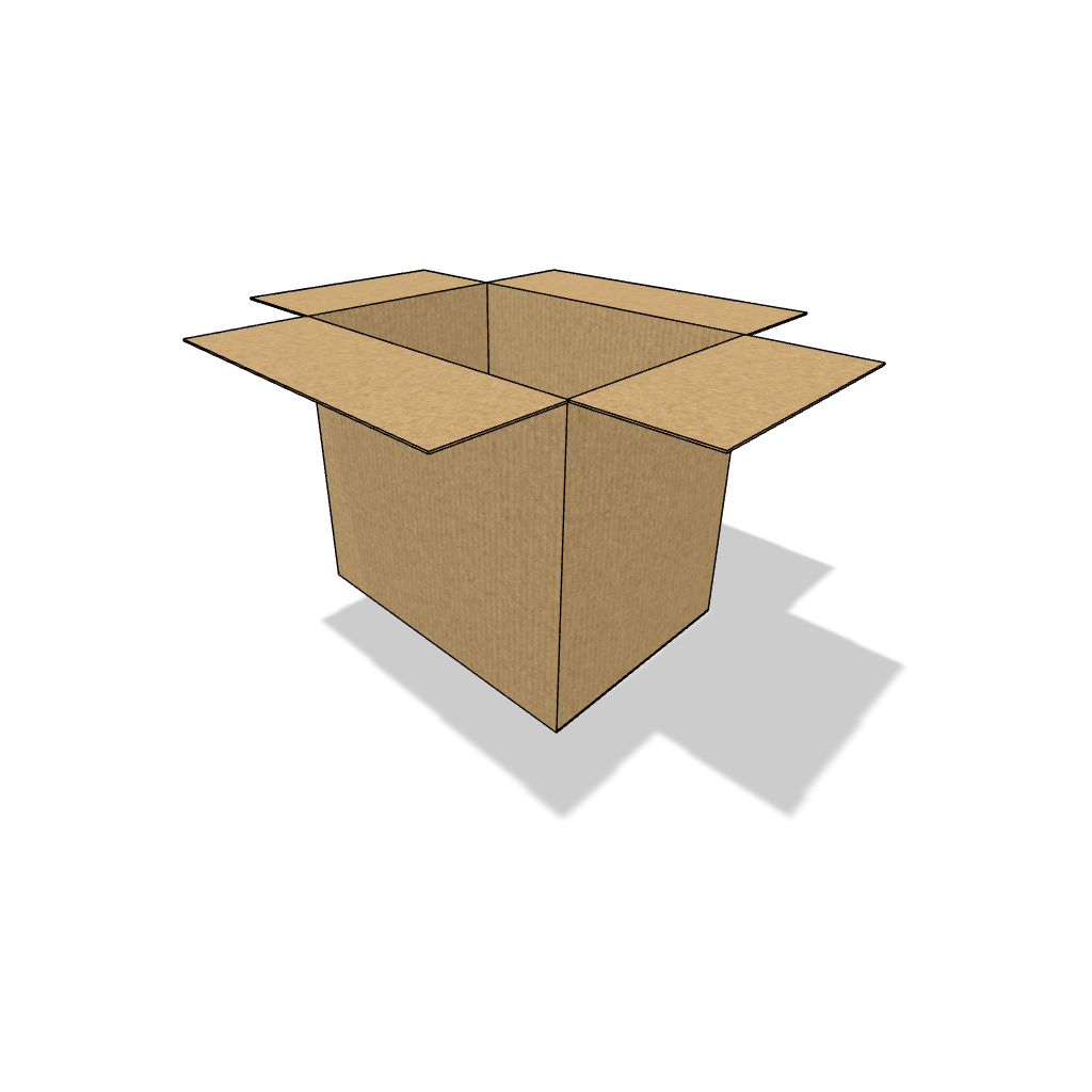 Faltbox 0201 G, 2-wellig, 586 x 416 x 512 [mm]